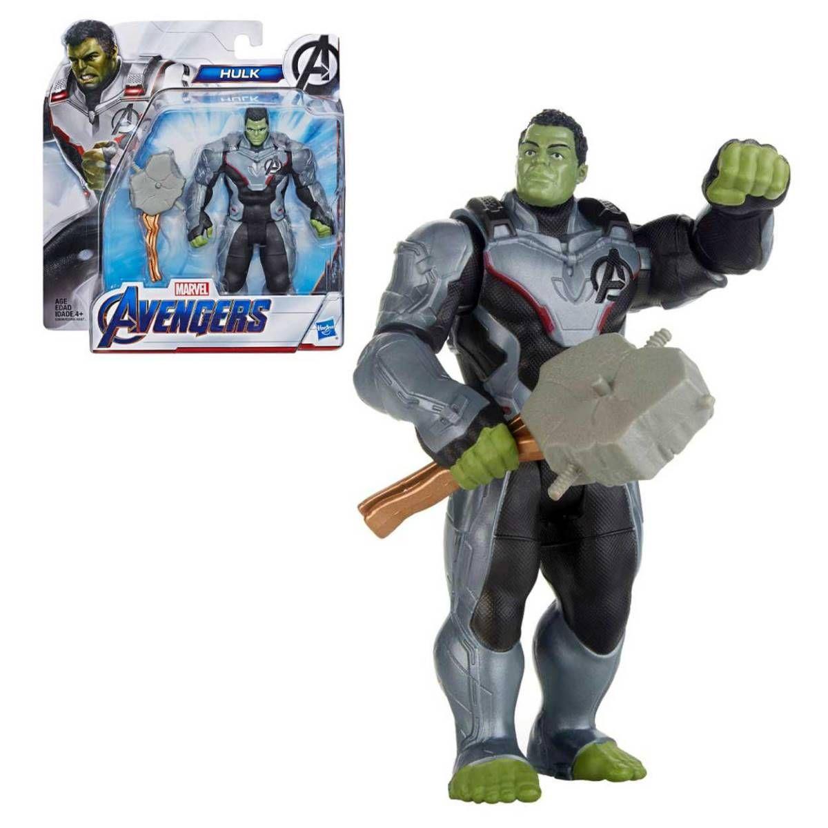Avengers Figura Deluxe End Game 15 Cm - Hulk Traje Cuantico-0