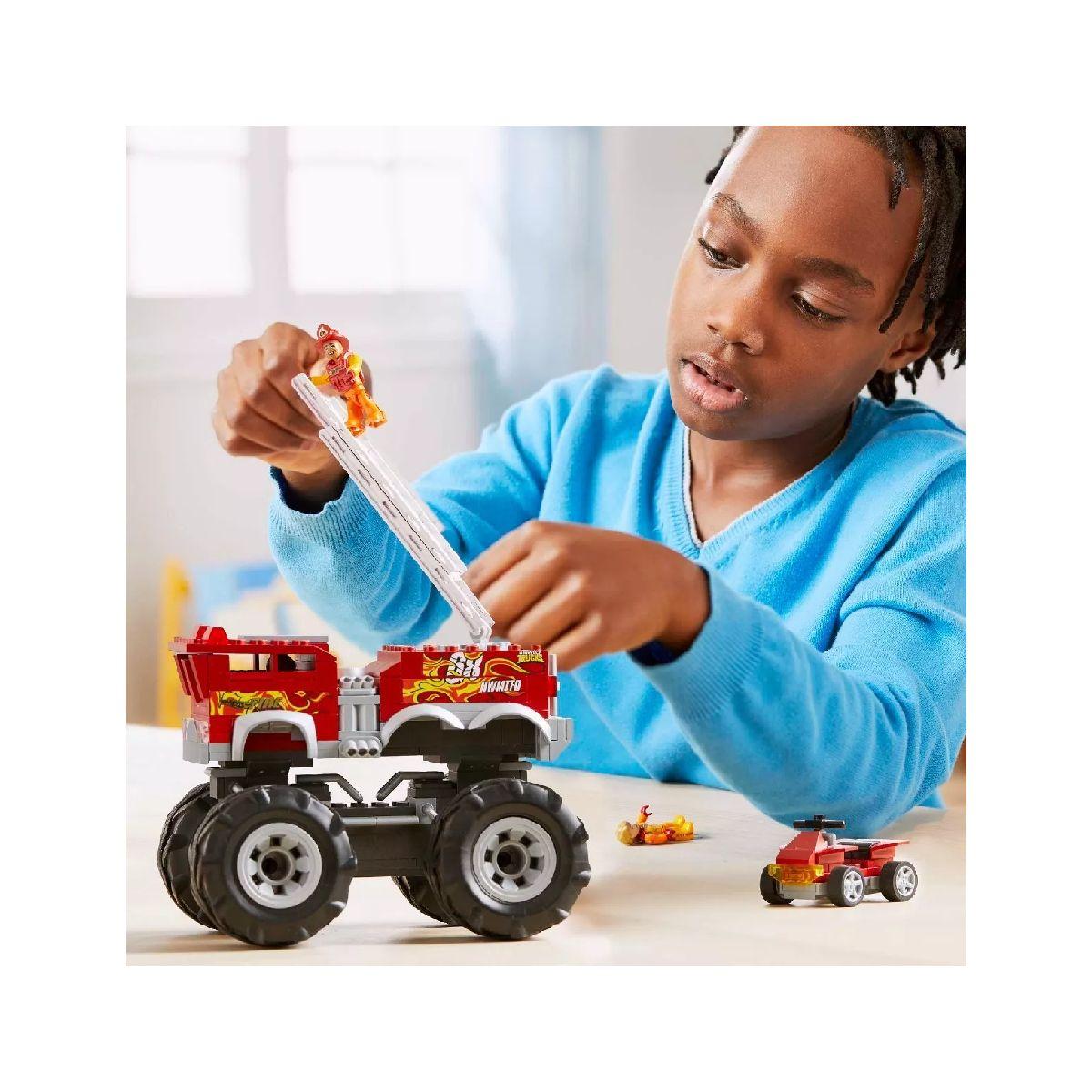 Mega Construx Hot Wheels 5 Alarm Monster Truck & Atv-1