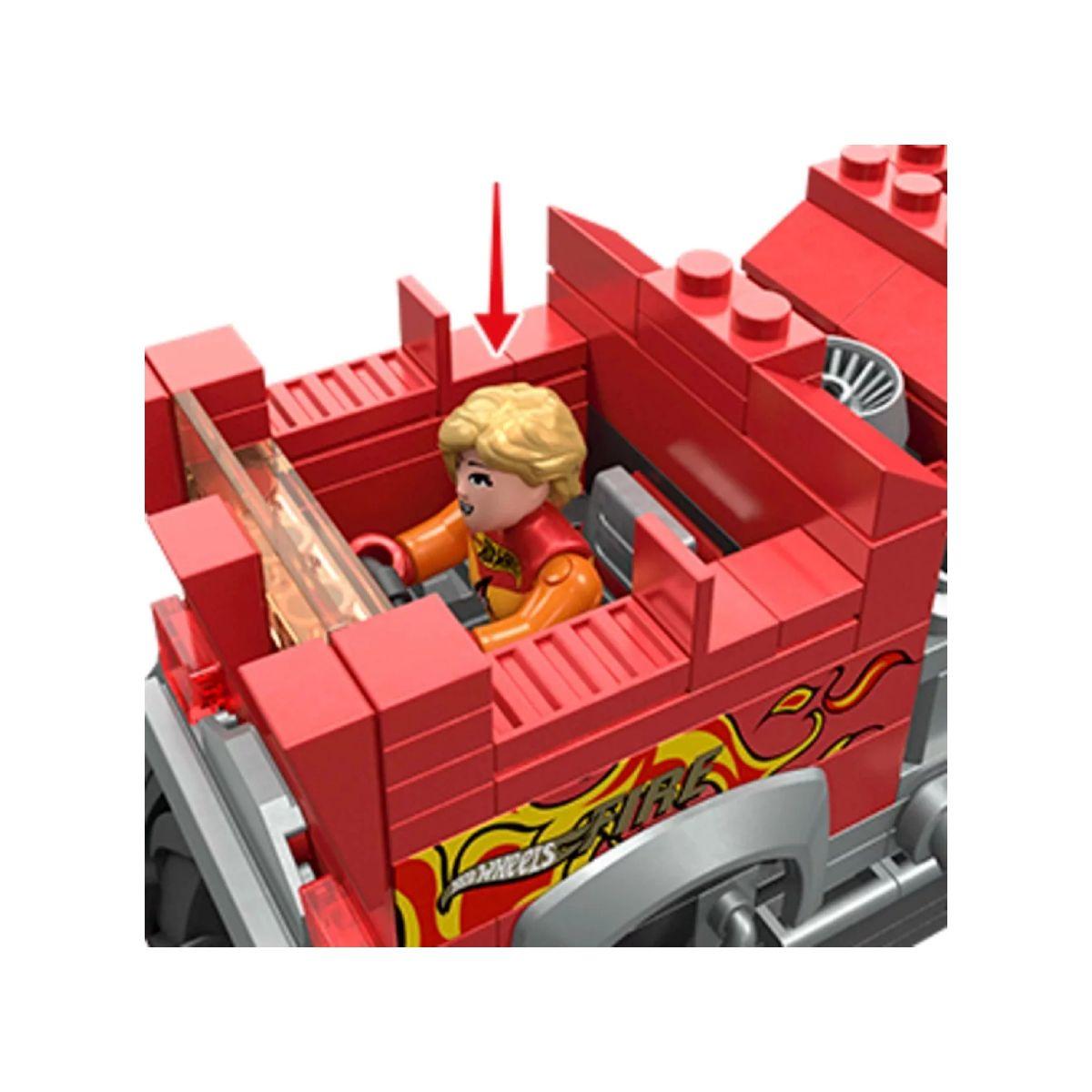 Mega Construx Hot Wheels 5 Alarm Monster Truck & Atv-7