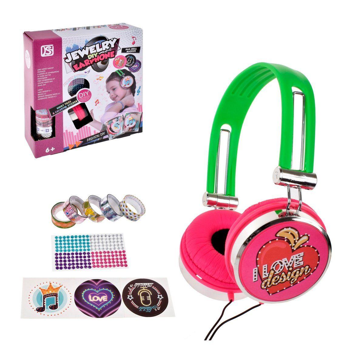 AUDIFONOS PERSONALIZABLES CON CINTAS Y BRILLOS-0