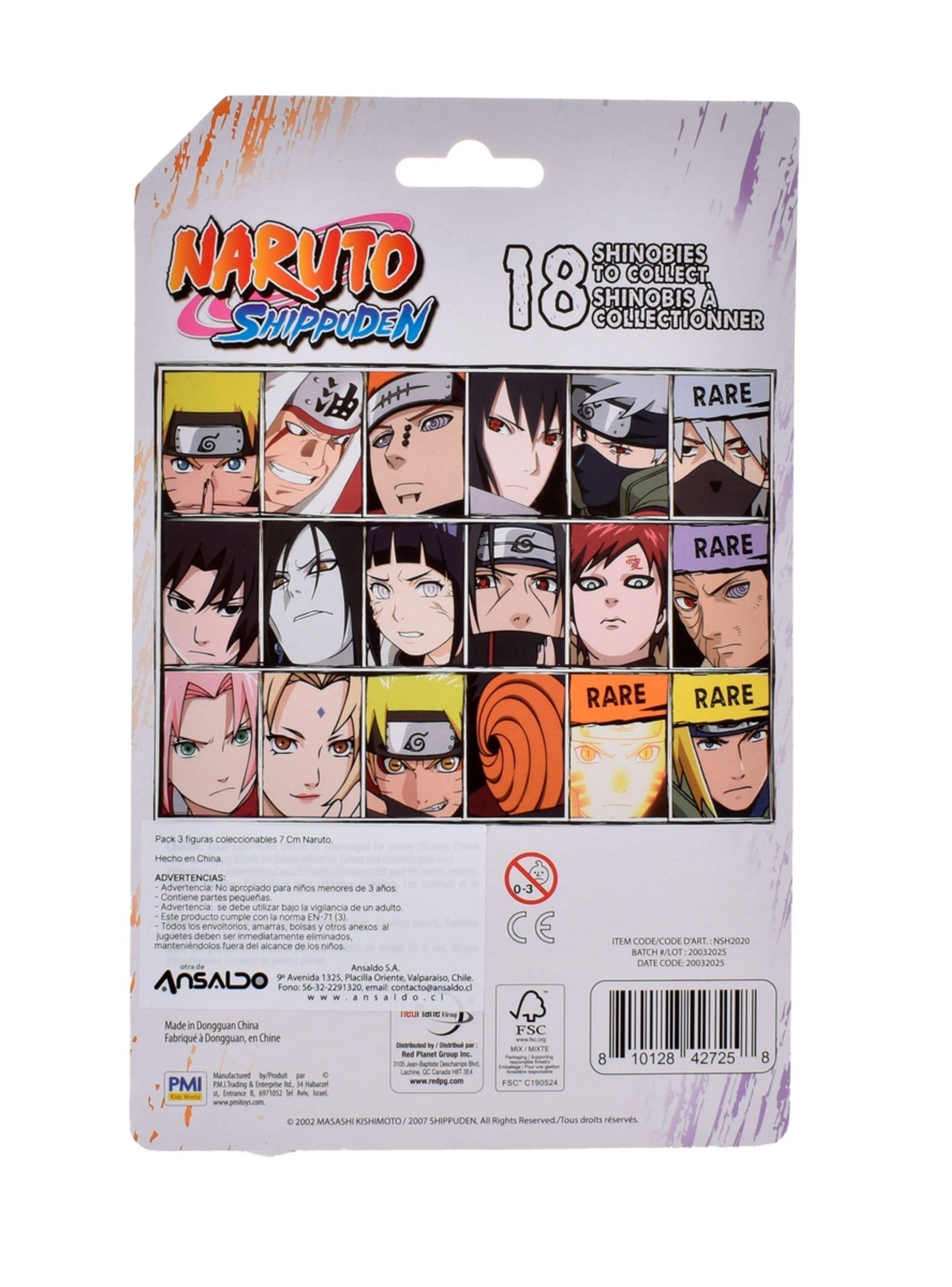Pack 3 Figuras Coleccionables 7 Cm Naruto - Hinata-3