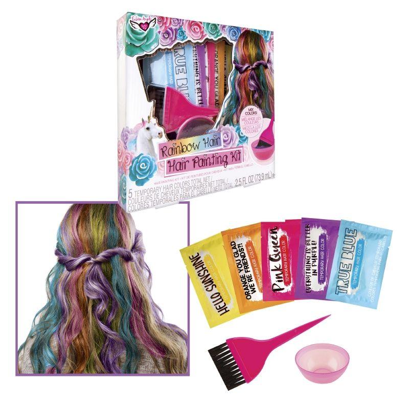 Set Pinta Pelos De Arcoiris Fashion Angels-0