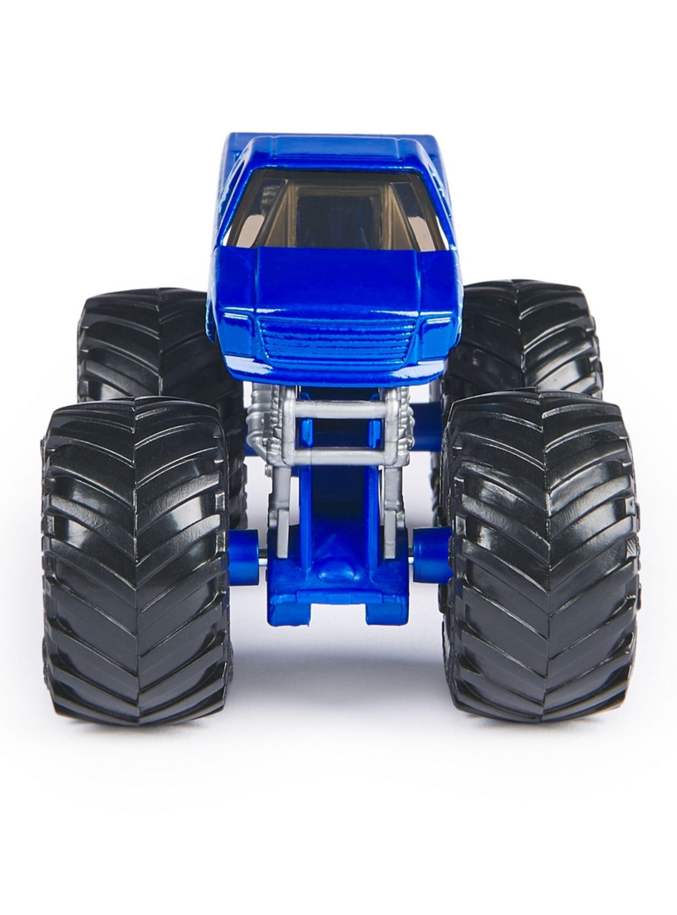 Vehículo Monster Jam 1:64 Blue Thunder metálico-4
