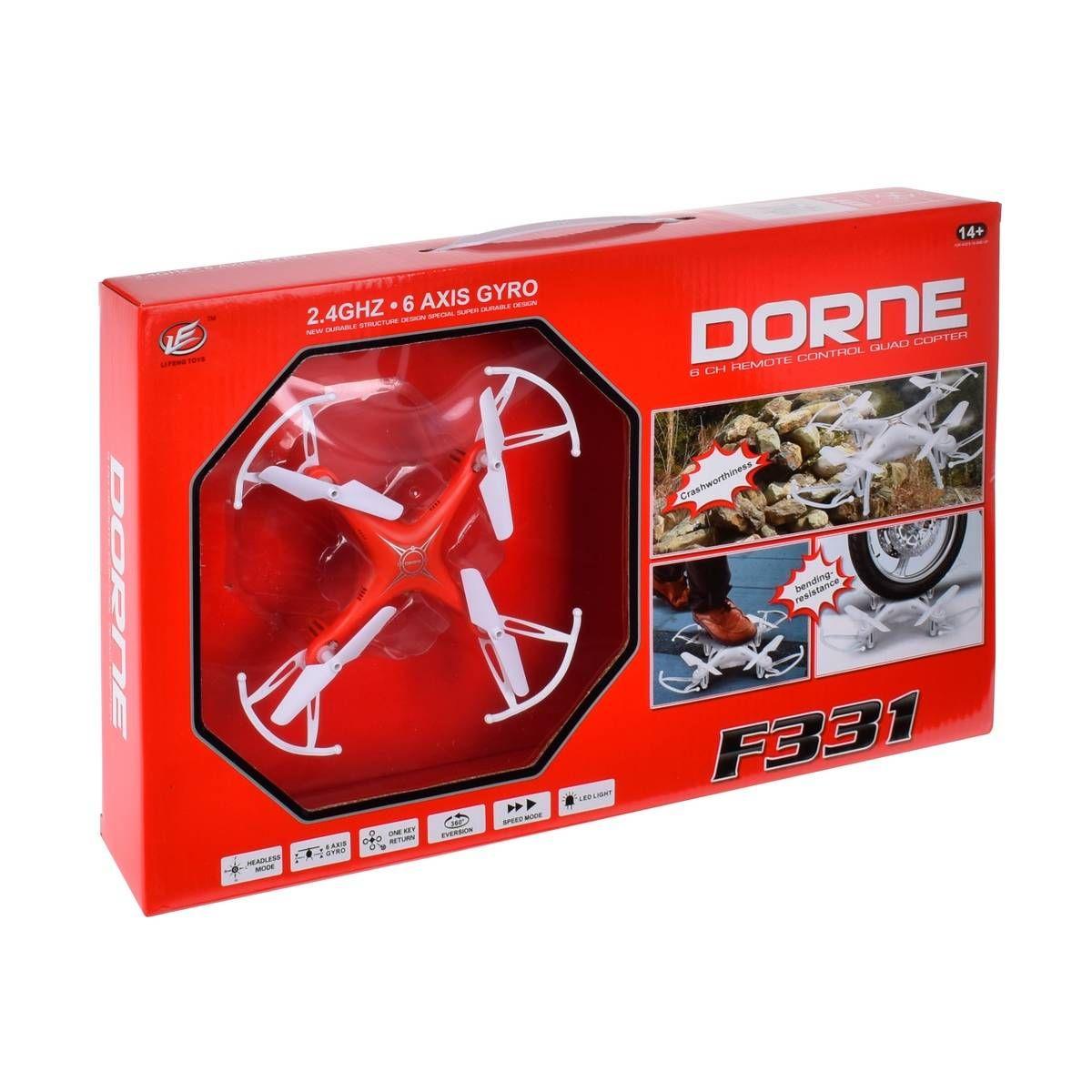 MINI DRON 360 CON LUZ LED CON CONTROL - ROJO-3