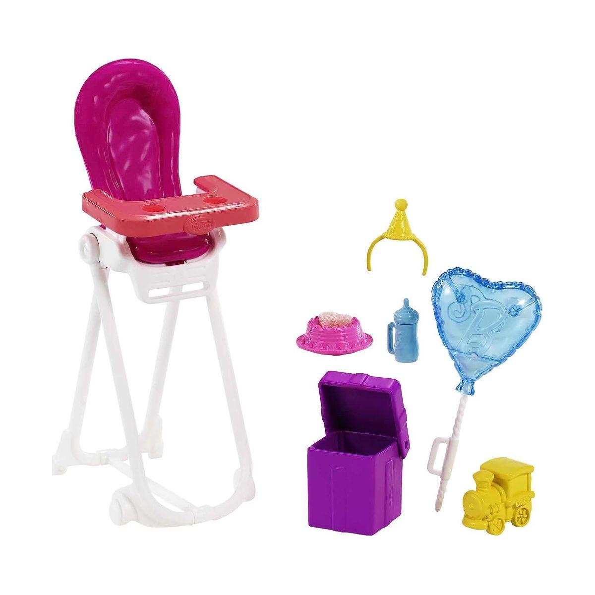 Sets De Barbie Skipper Niñera - Pelo Castaño Con Violeta-4