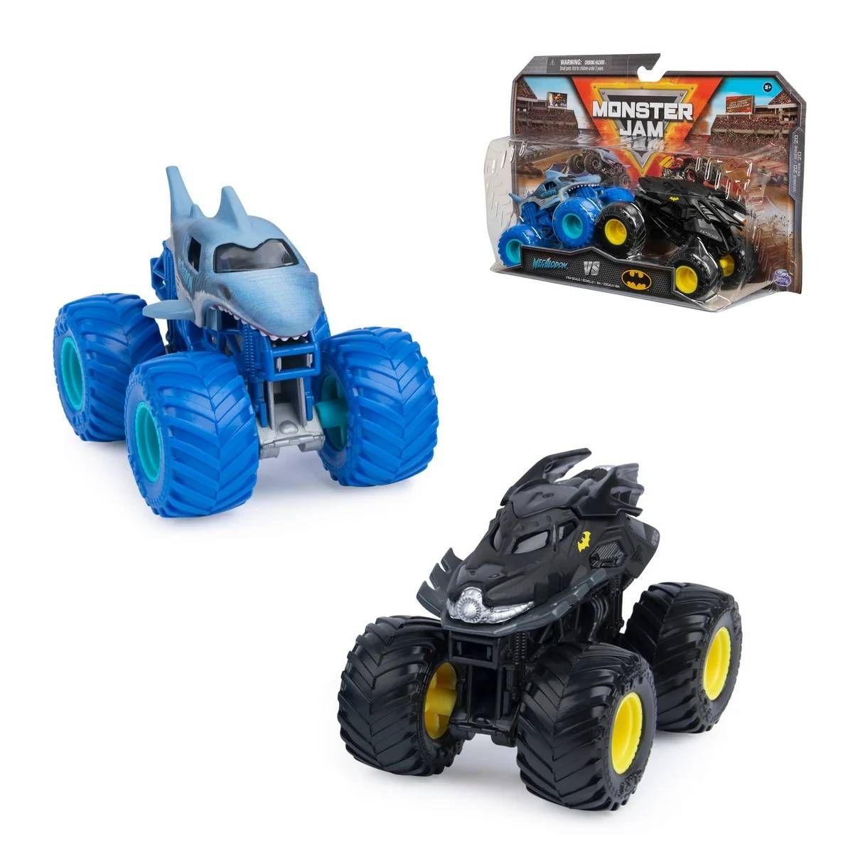 MONSTER JAM VEHICULOS 1:64 PACK 2 - ZOMBIE V/S EL TORO LOCO-0