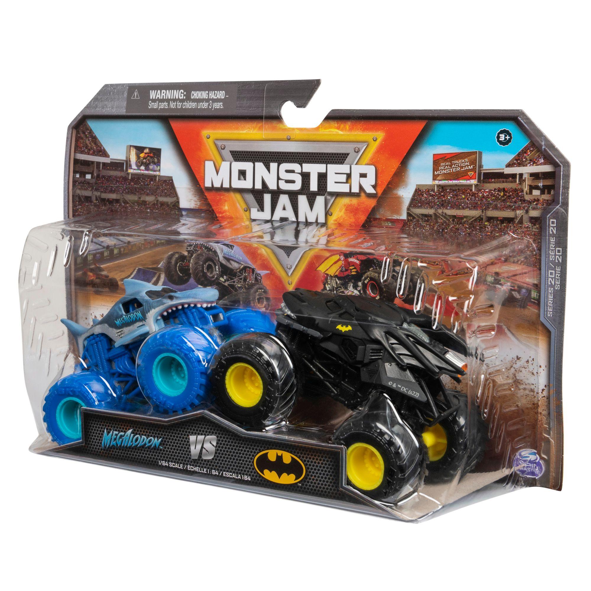 MONSTER JAM VEHICULOS 1:64 PACK 2 - ZOMBIE V/S EL TORO LOCO-4