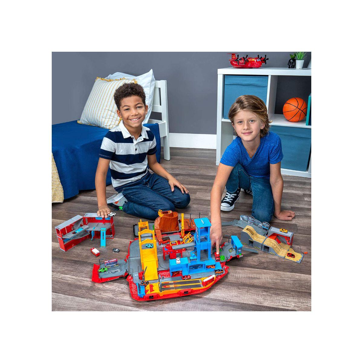Playset Expandible Con Auto Micro Machines - Fire & Rescue-1