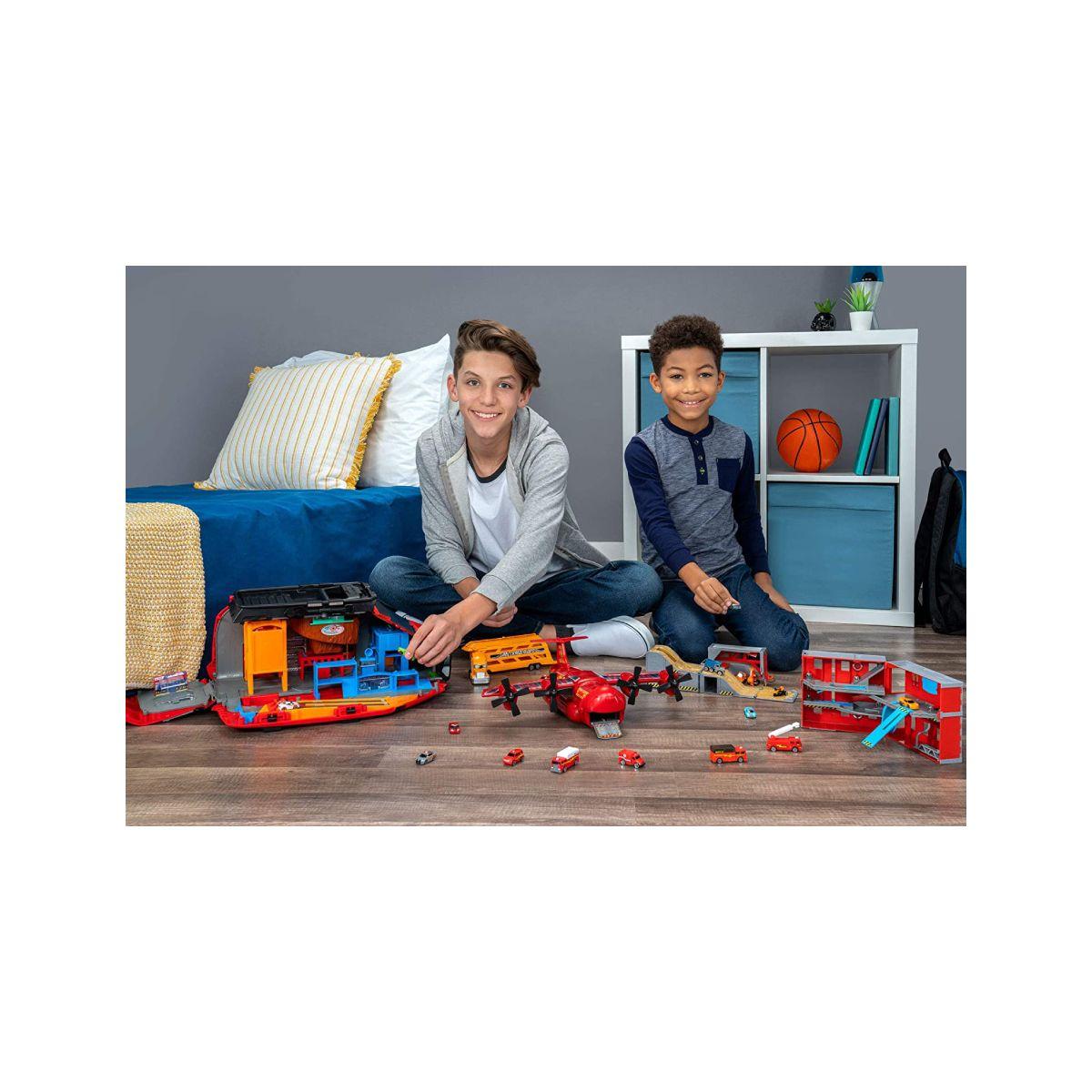 Playset Expandible Con Auto Micro Machines - Fire & Rescue-2