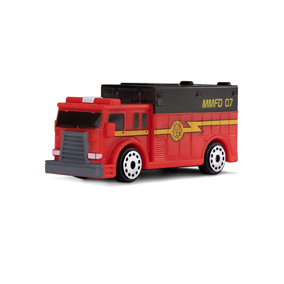 Playset Expandible Con Auto Micro Machines - Fire & Rescue-3