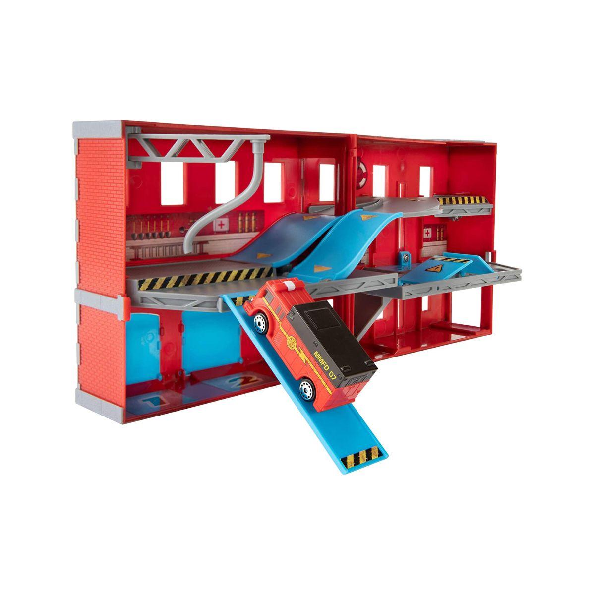 Playset Expandible Con Auto Micro Machines - Fire & Rescue-6