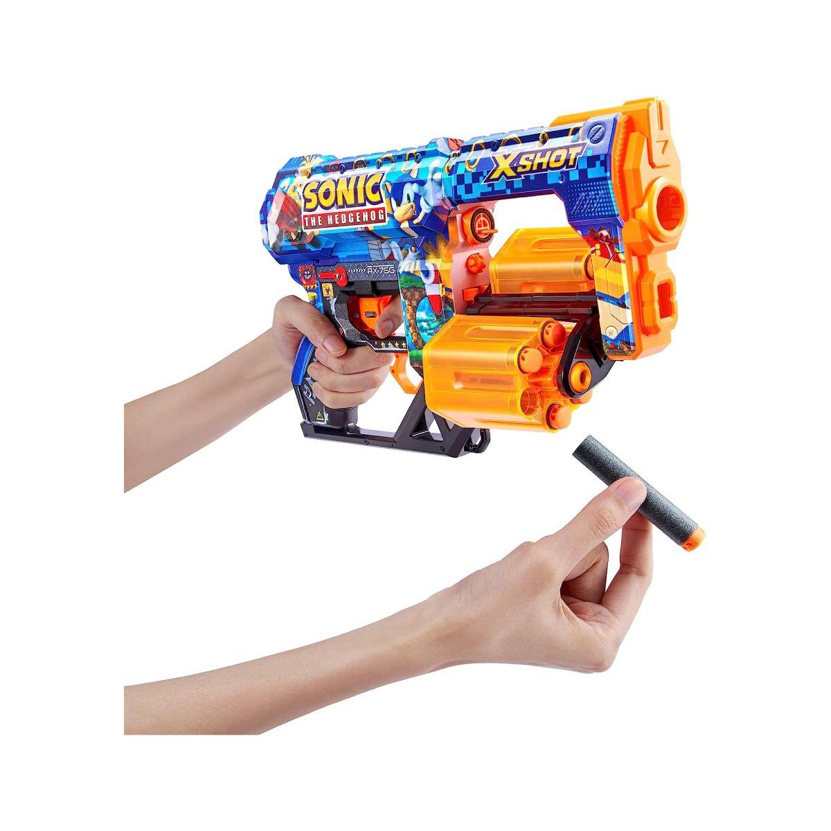Lanzador Skin Sonic Con 12 Dardos X-shot-2