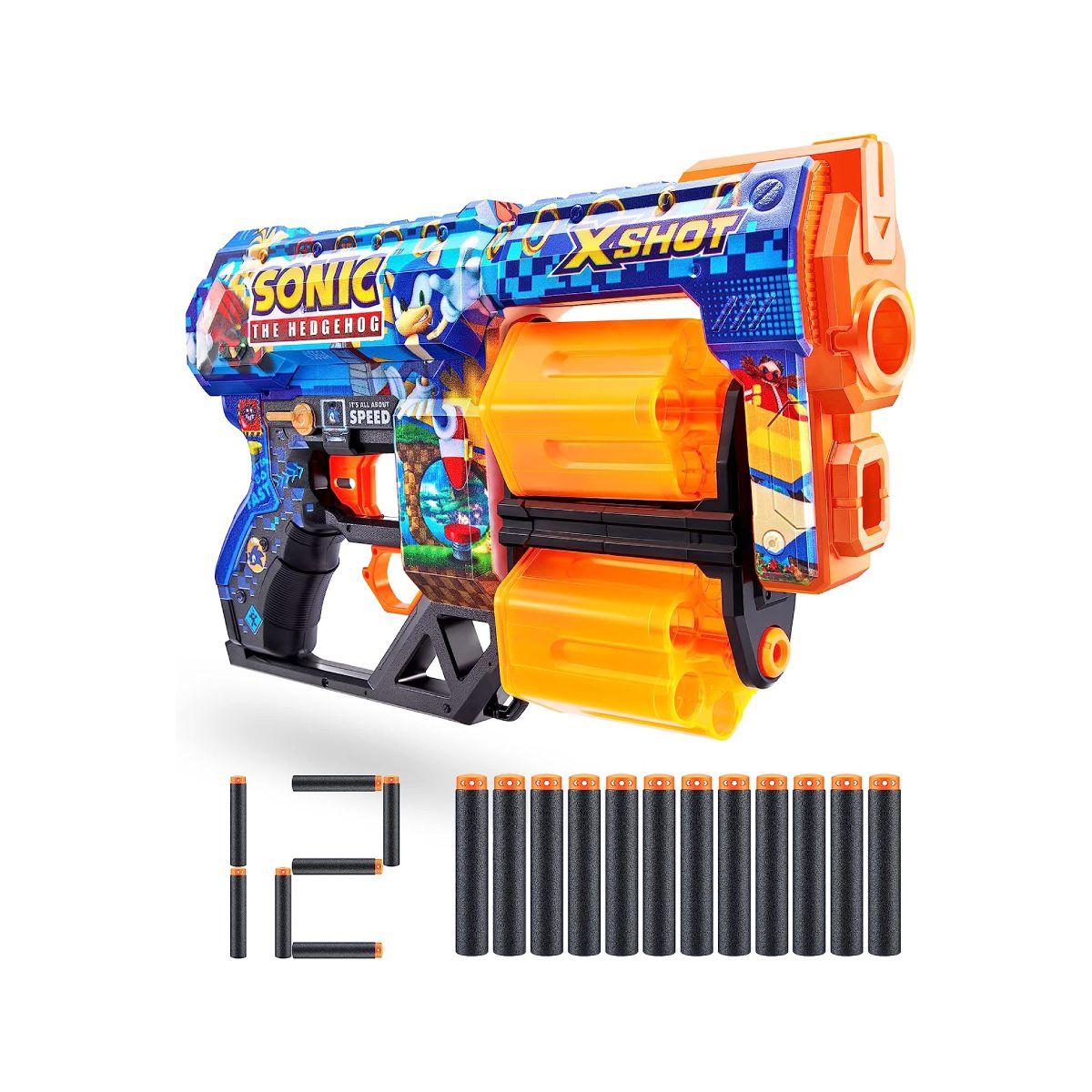 Lanzador Skin Sonic Con 12 Dardos X-shot-6