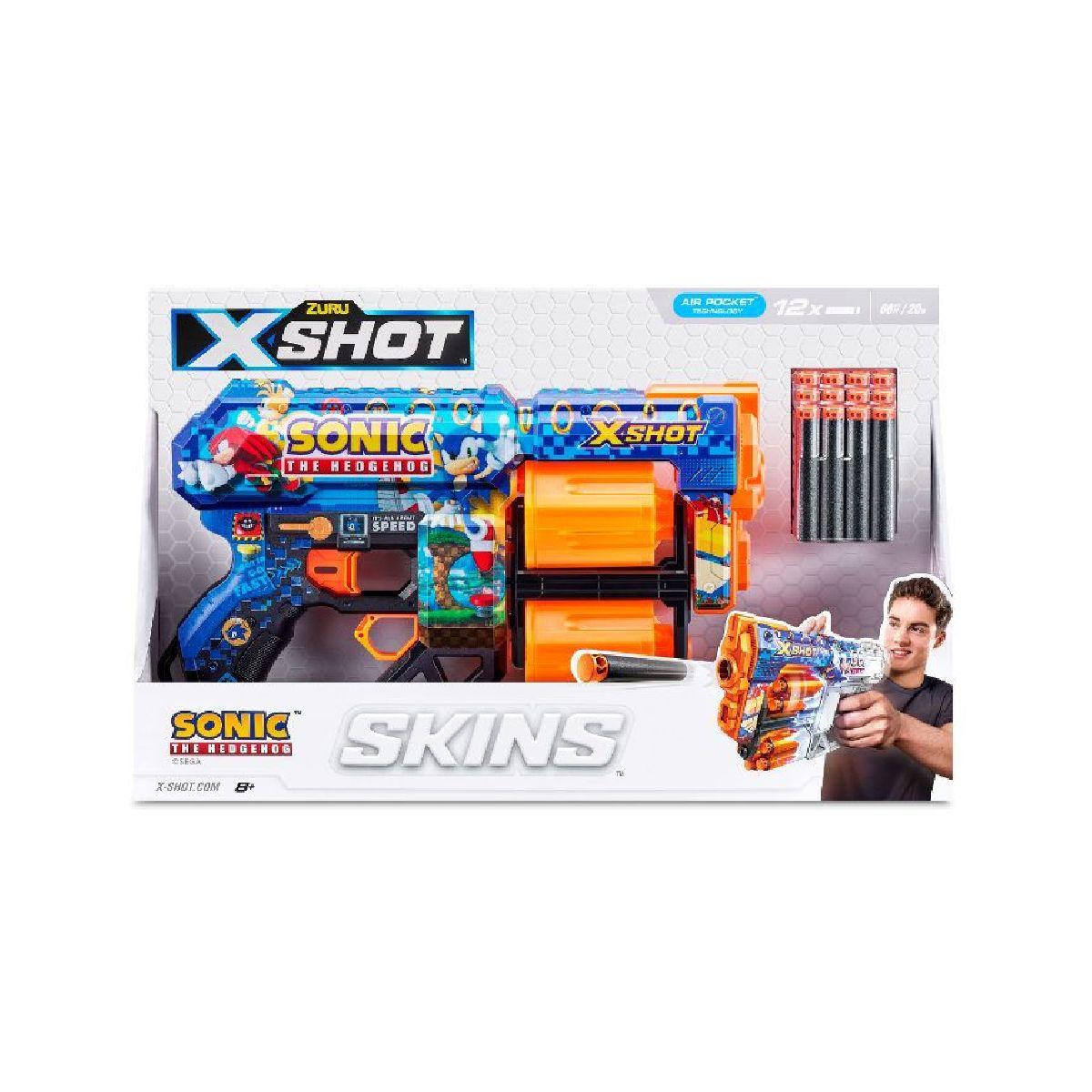Lanzador Skin Sonic Con 12 Dardos X-shot-7