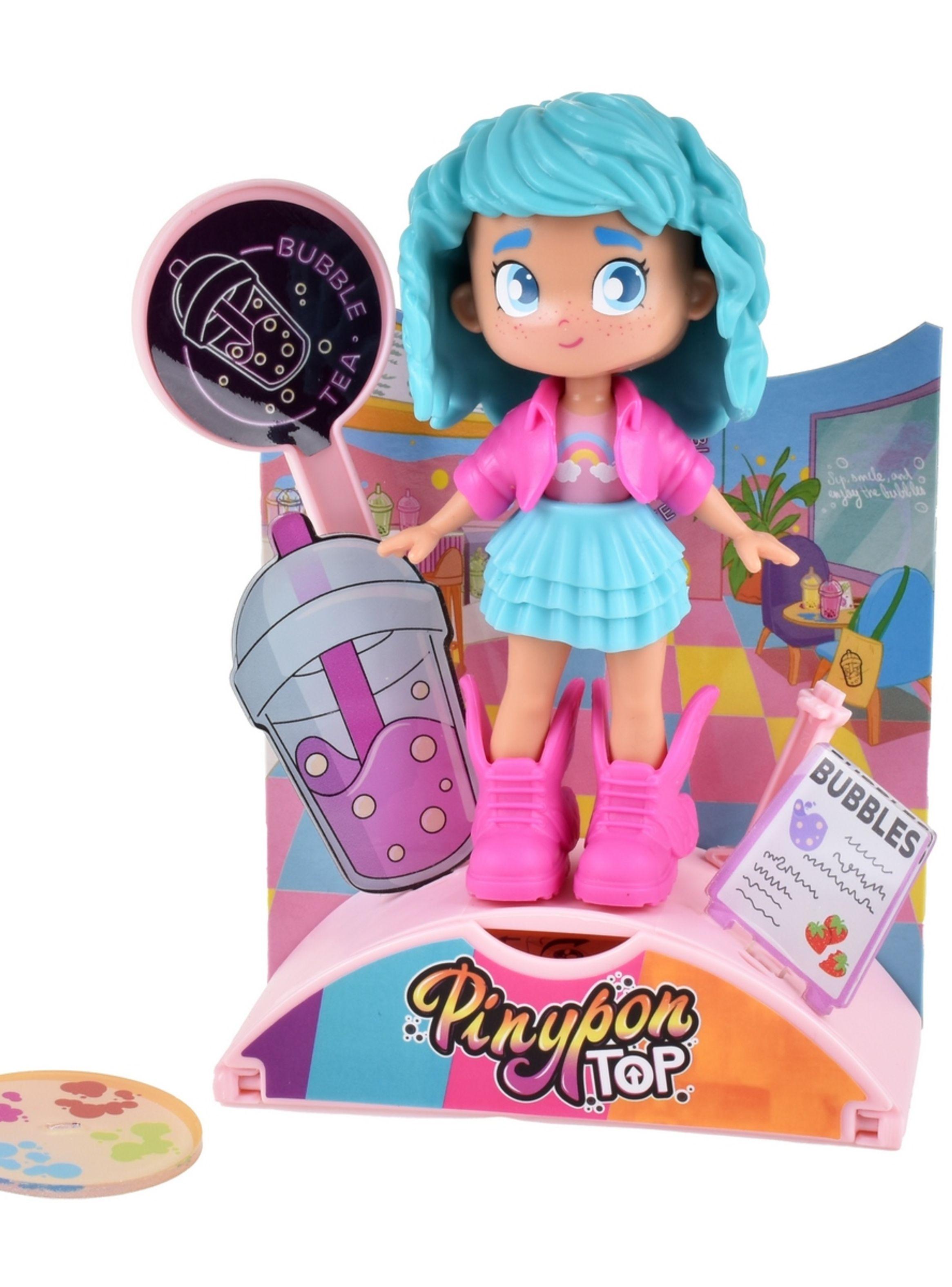 Muñeca 11 Cm Foodie Girls Pinypon Top - Té De Burbujas-4