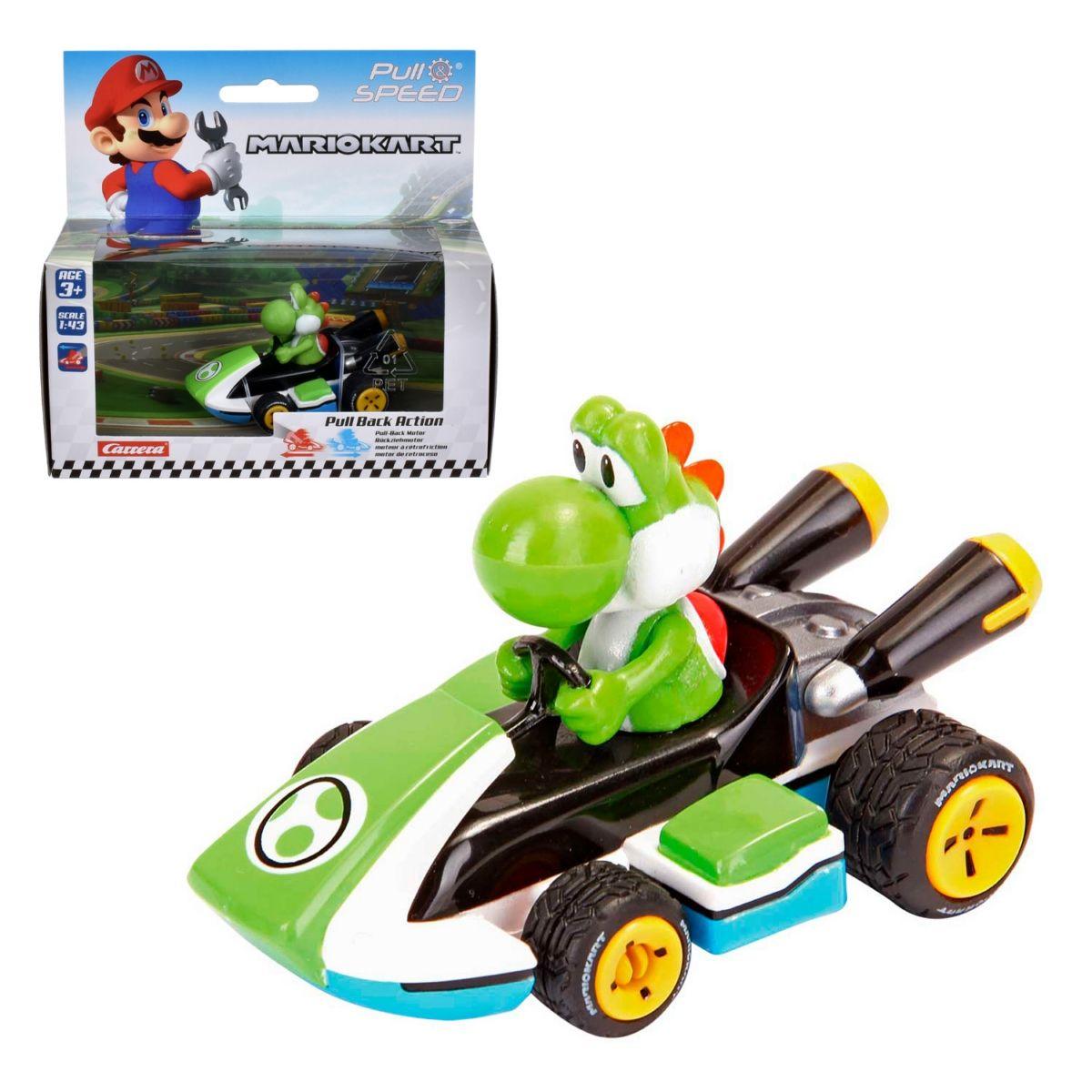 Auto Pull Back Nintendo Mario Kart 8 Escala 1:43 - Yoshi-0