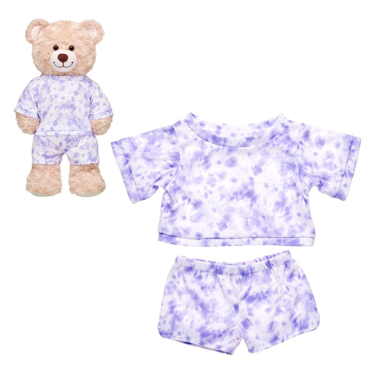 Set Short Y Polera Tie Dye Lavanda Build-A-Bear-1