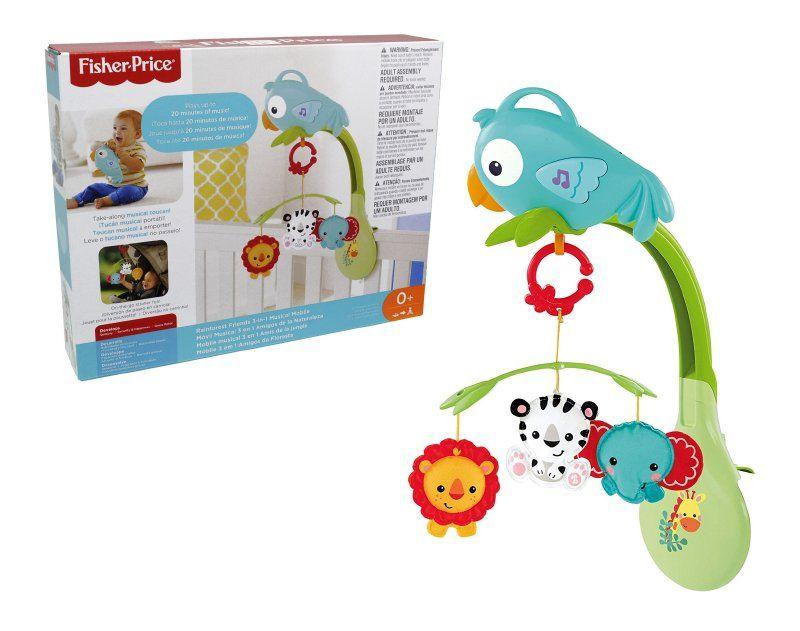 Movil Musical Amigos De La Naturaleza Fisher Price-0