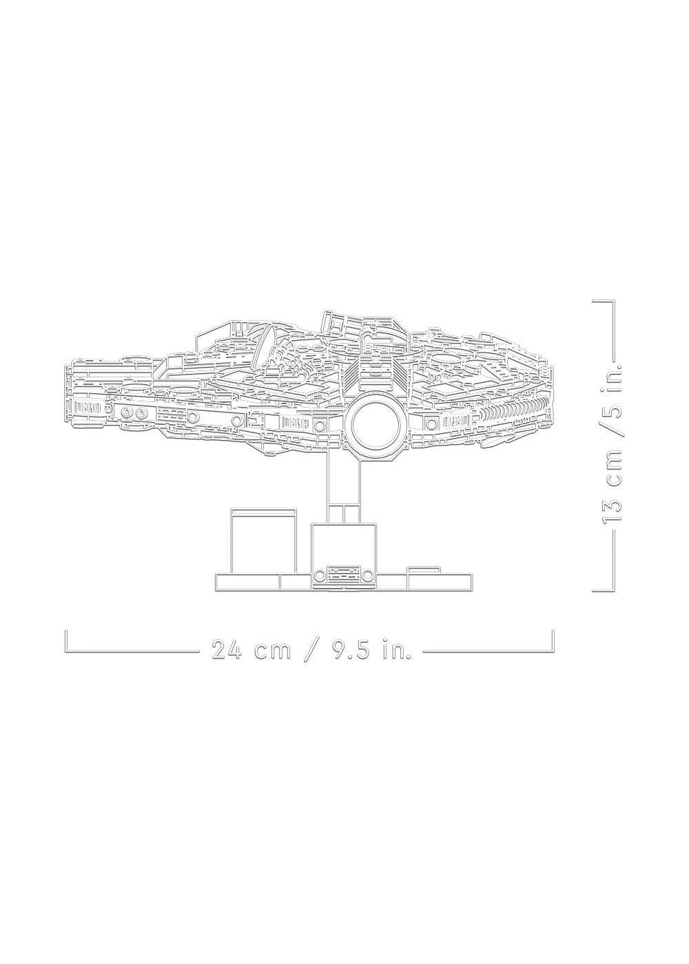 HALCON MILENARIO 25 AÑOS LEGO STAR WARS-2