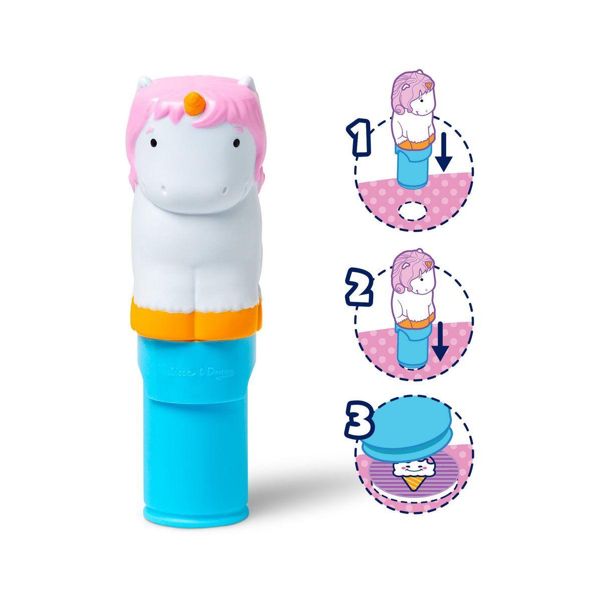 Estampador Melissa and Doug colección unicornio 300 stickers-2
