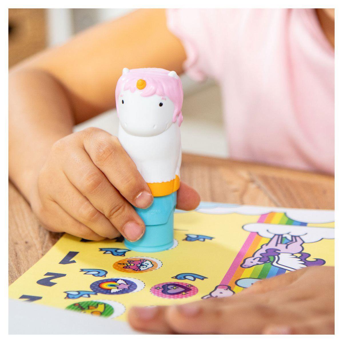 Estampador Melissa and Doug colección unicornio 300 stickers-4