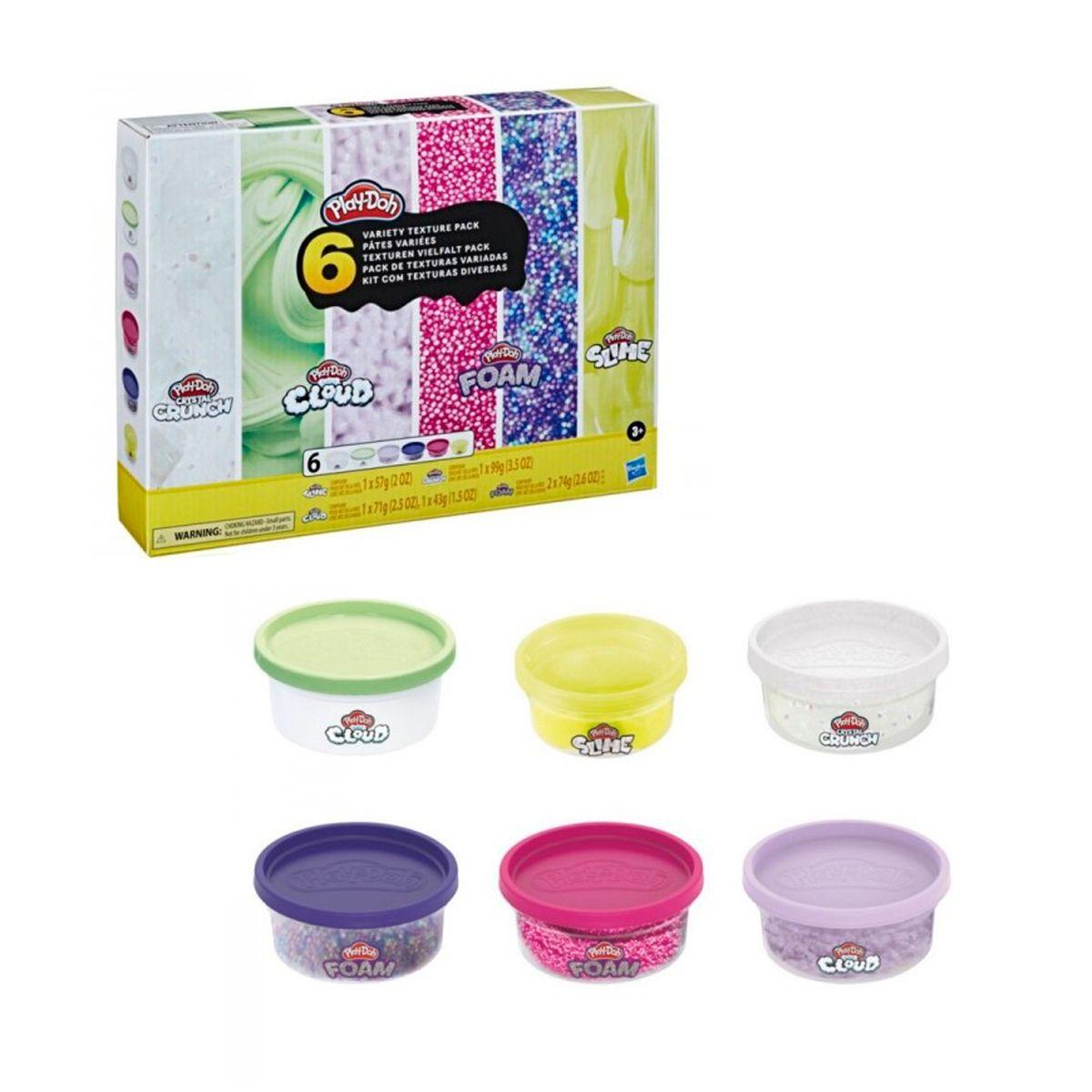Play-Doh Mundo De Texturas 6 Variety Texture Pack-1