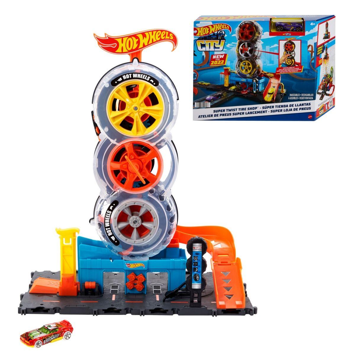 Hot Wheels City Super Tienda De Llantas-0