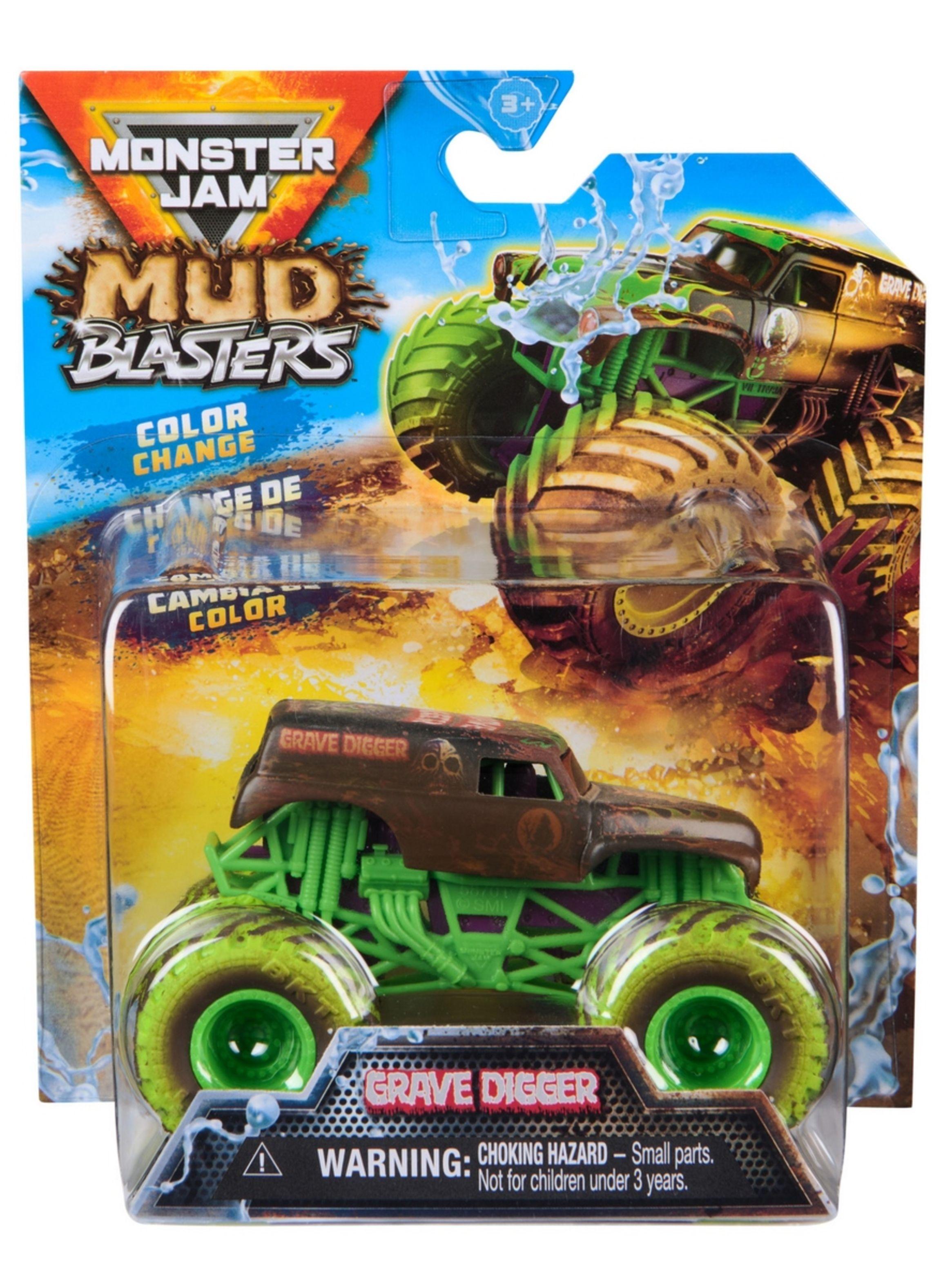 Vehículo Monster Jam 1:64 Grave Digger cambia color-2