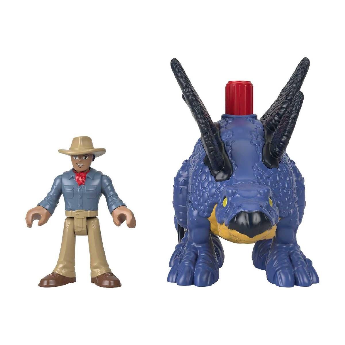 Imaginext Jurassic World Stegosaurus & Dr. Grant-3