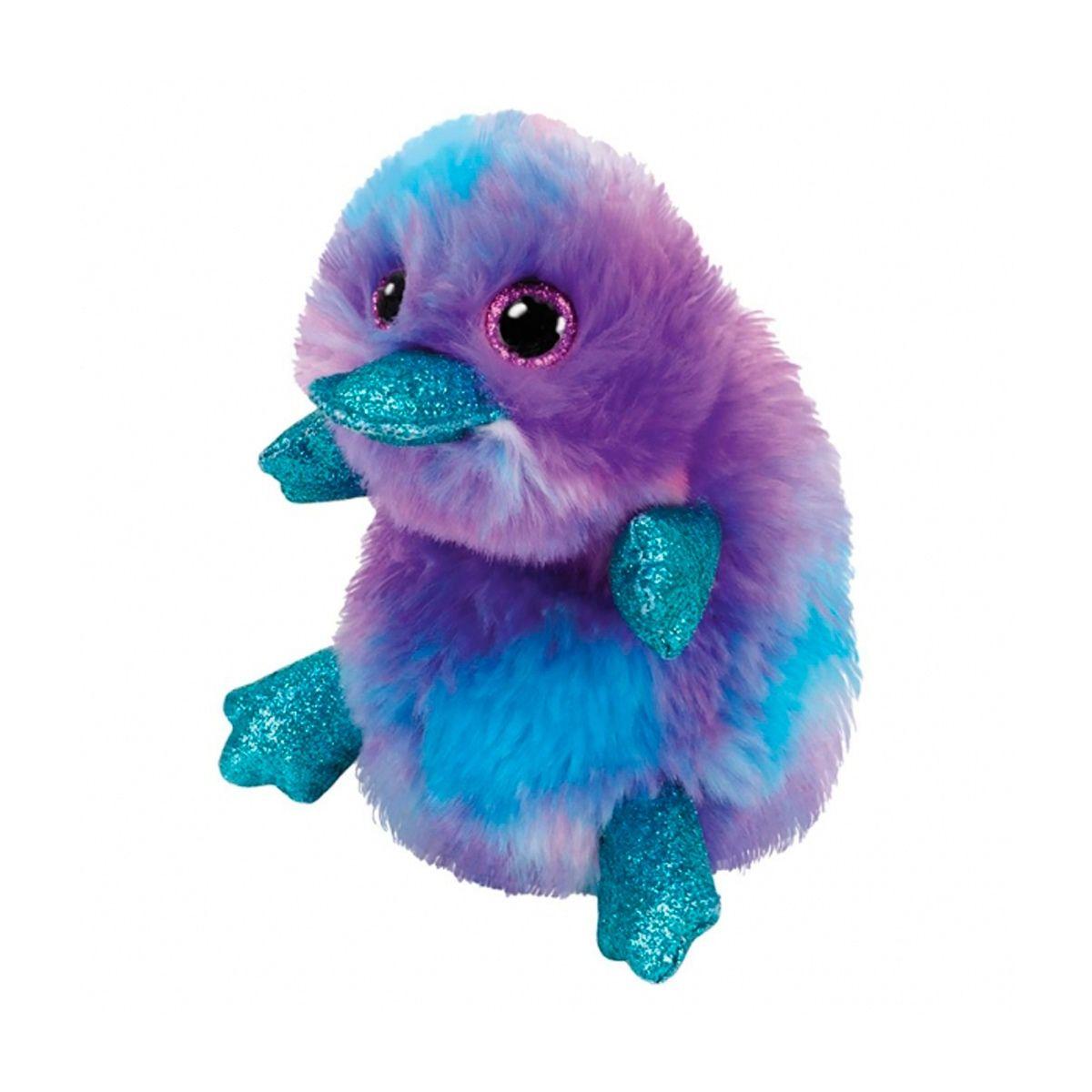 Ty Beanie Boos Zappy Ornitorrinco Púrpura Mediano-0
