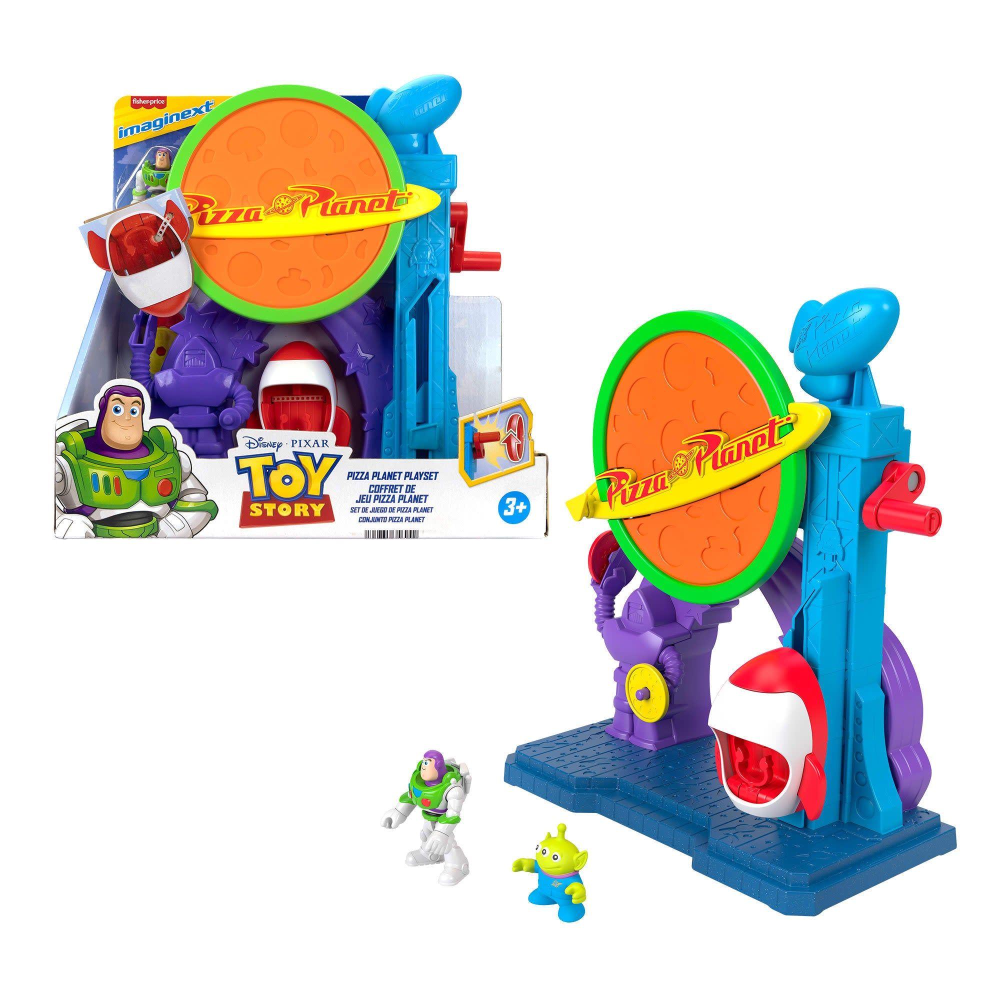 IMAGINEXT SET DE PIZZA PLANET CON BUZZ Y ALIEN TOY STORY-0