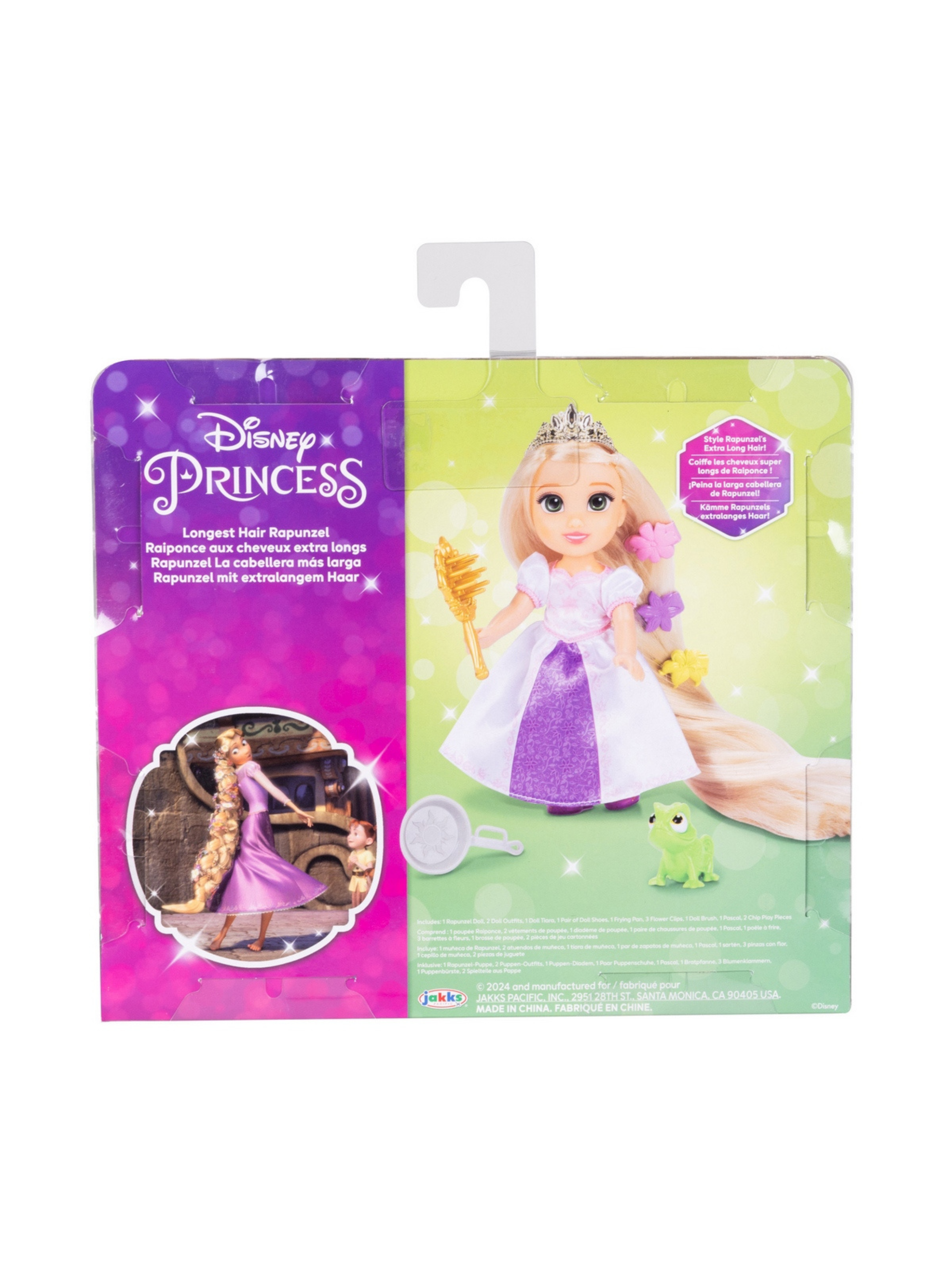 Muñeca 15 cm con accesorios princesas de disney - Rapunzel-3