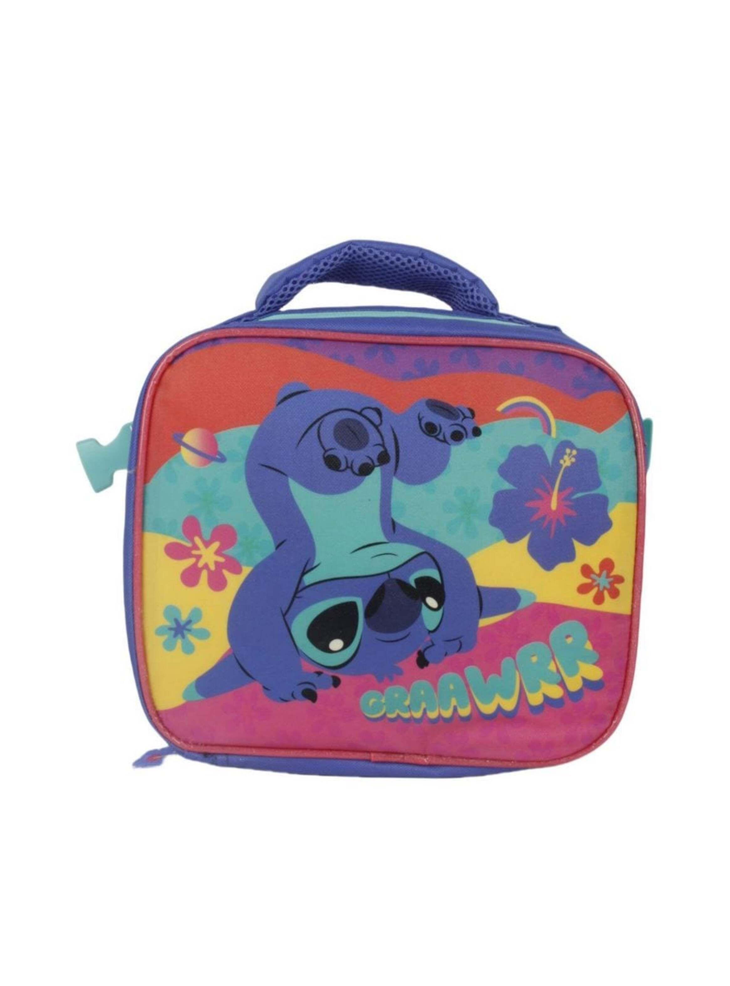 Mochila Con Lonchera Stitch-3