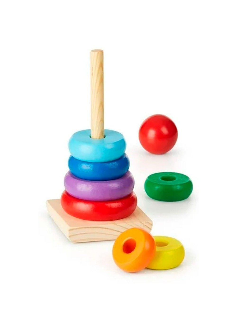 JUEGO APILADOR ARCOIRIS DE MADERA MELISSA AND DOUG-0