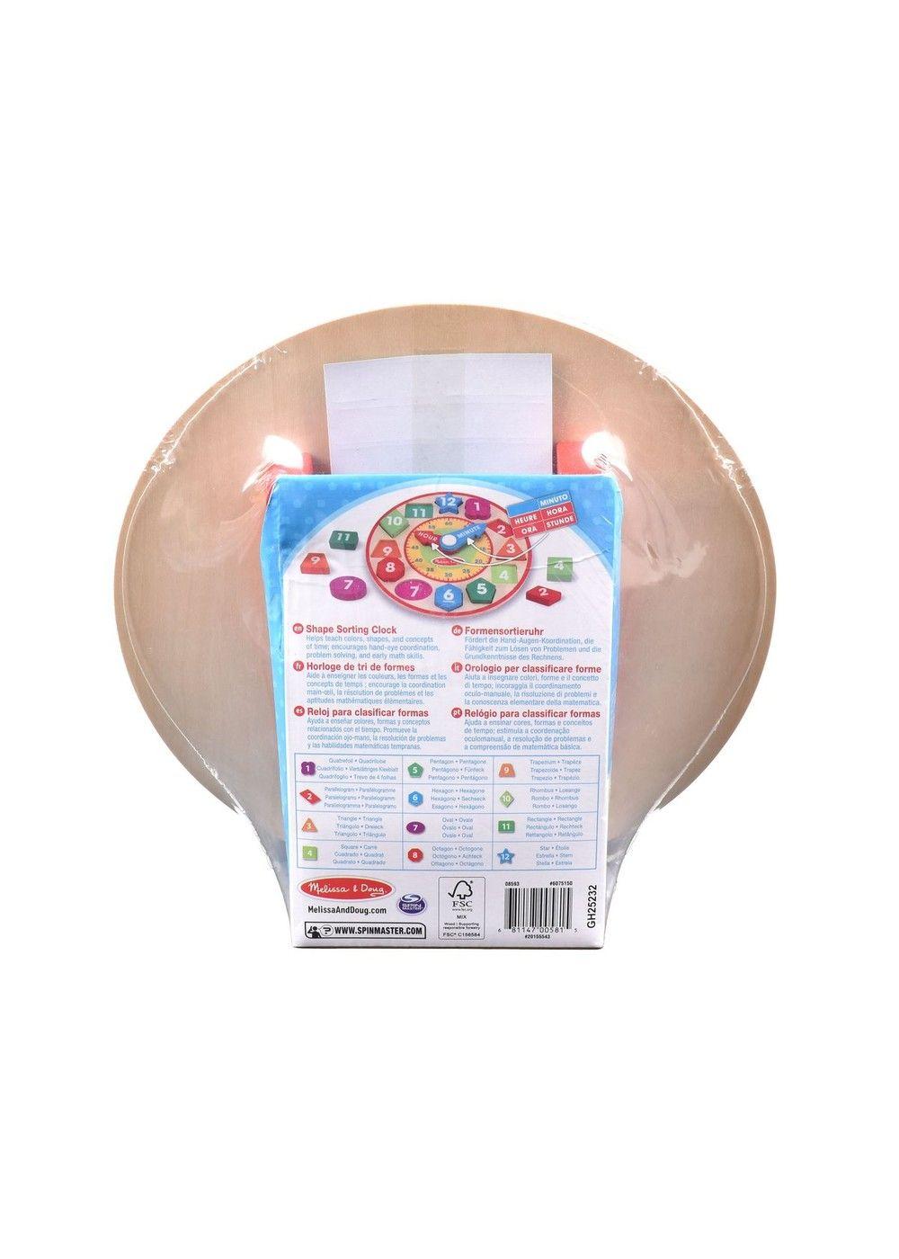 RELOJ CON FIGURAS DE ENCAJE DE MADERA MELISSA AND DOUG-2