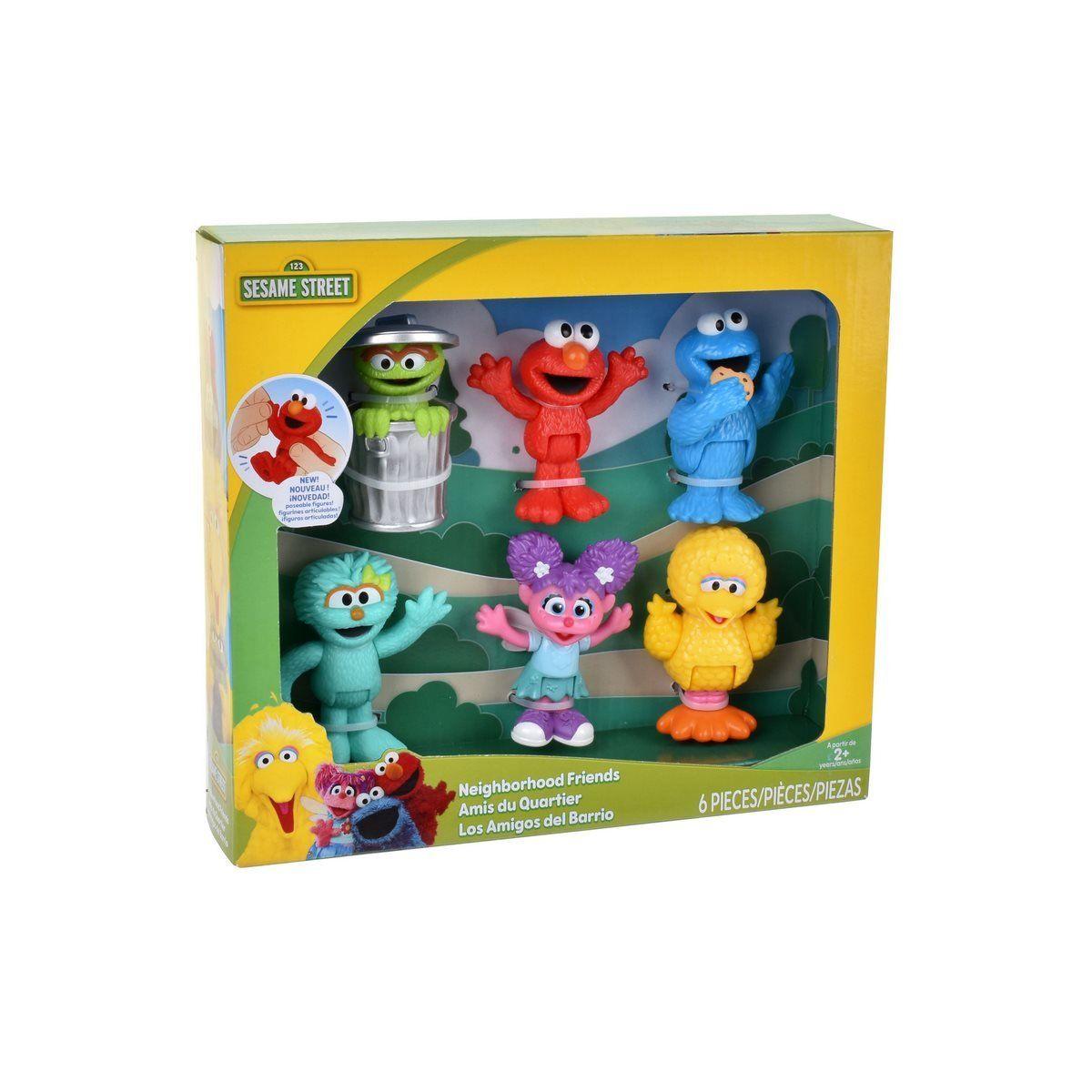 PACK 6 FIGURAS 8 CM ARTICULADAS PLAZA SESAMO-3