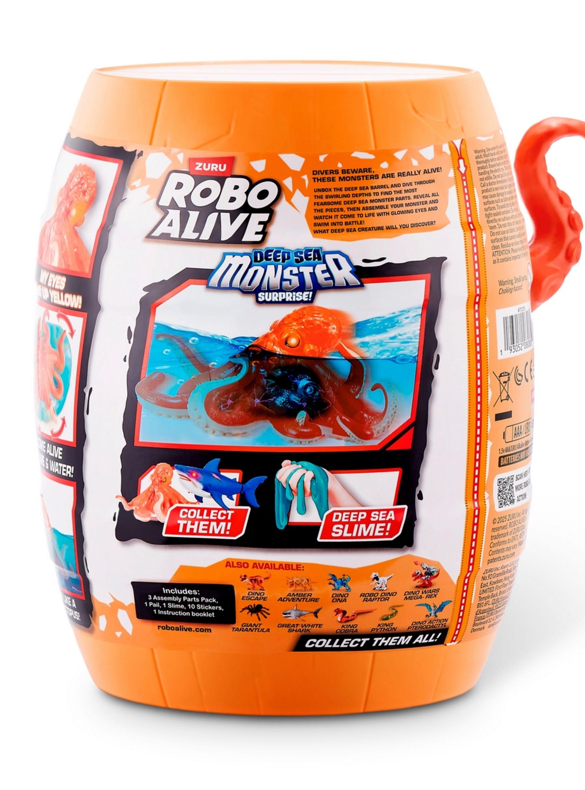 Monstruos Profundidades Marinas Robo Alive De Zuru - Pulpo-2