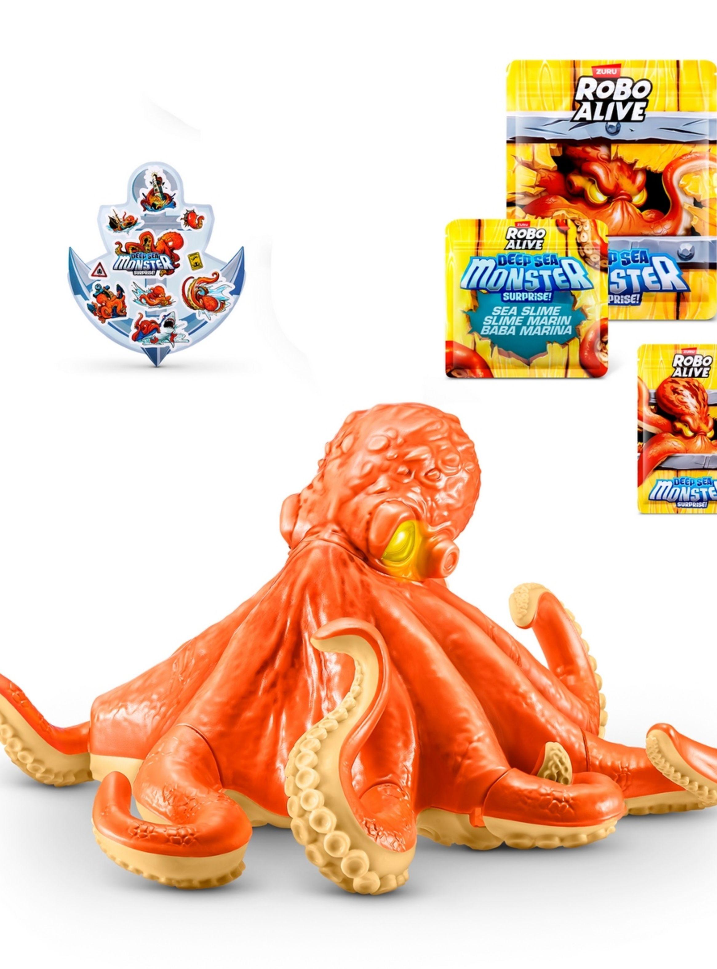 Monstruos Profundidades Marinas Robo Alive De Zuru - Pulpo-3