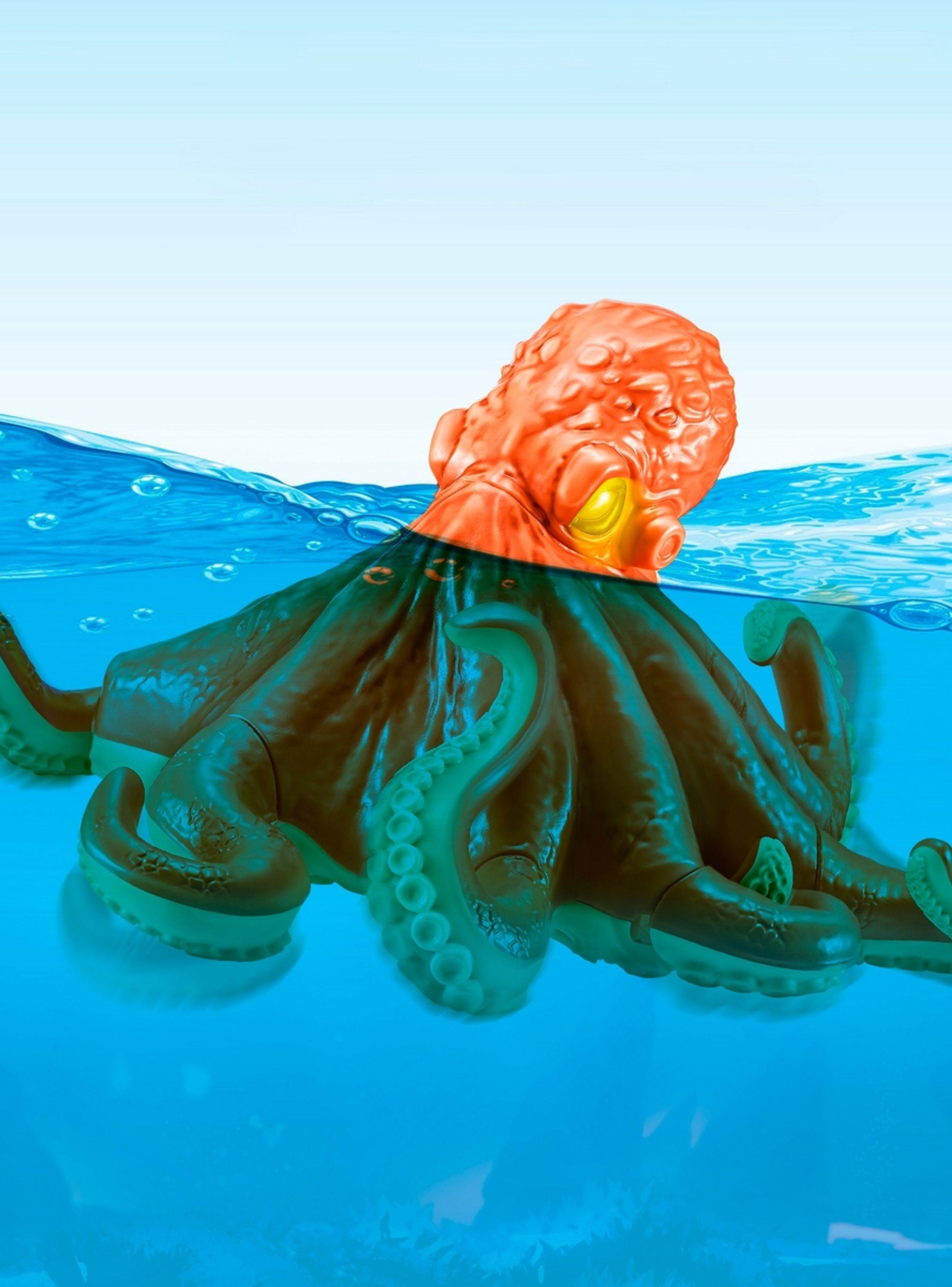 Monstruos Profundidades Marinas Robo Alive De Zuru - Pulpo-6