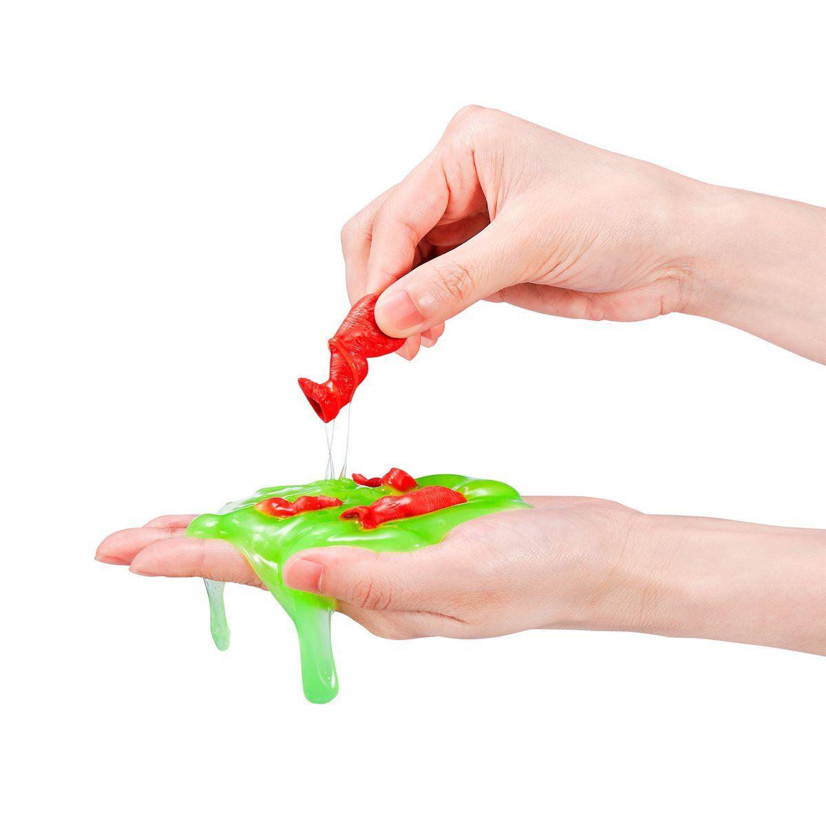 MINI HUEVO SMASHERS JURASSIC CON LUCES - ROJO-4