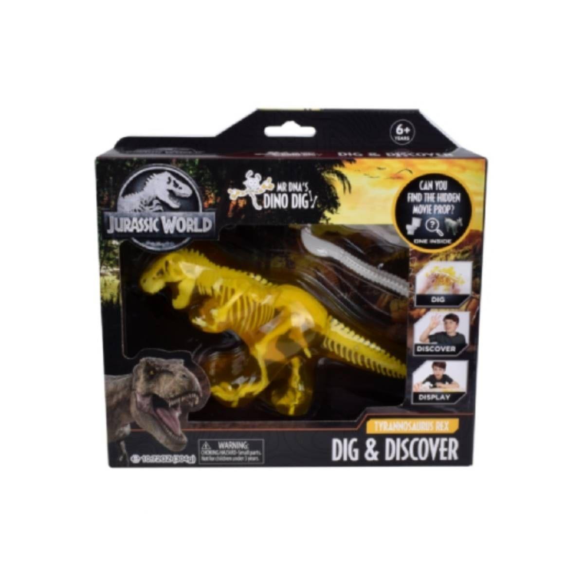 Set Excavacion Esqueleto Dinosaurio T-rex Jurassic World-2