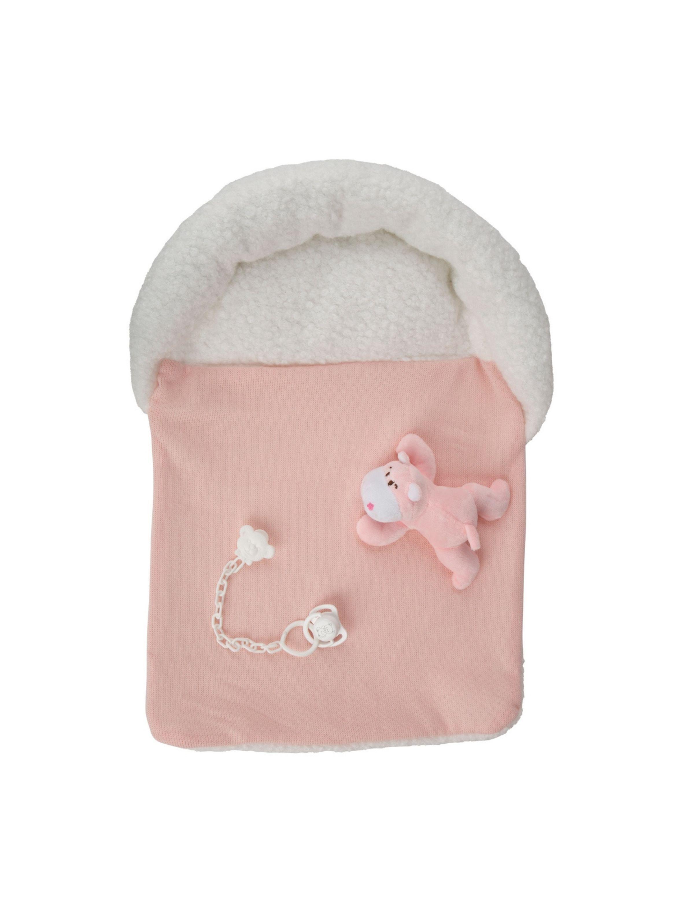 Muñeca Reborn Ariel Rosa Con Cojín Y Peluche 40 Cm Arias-4