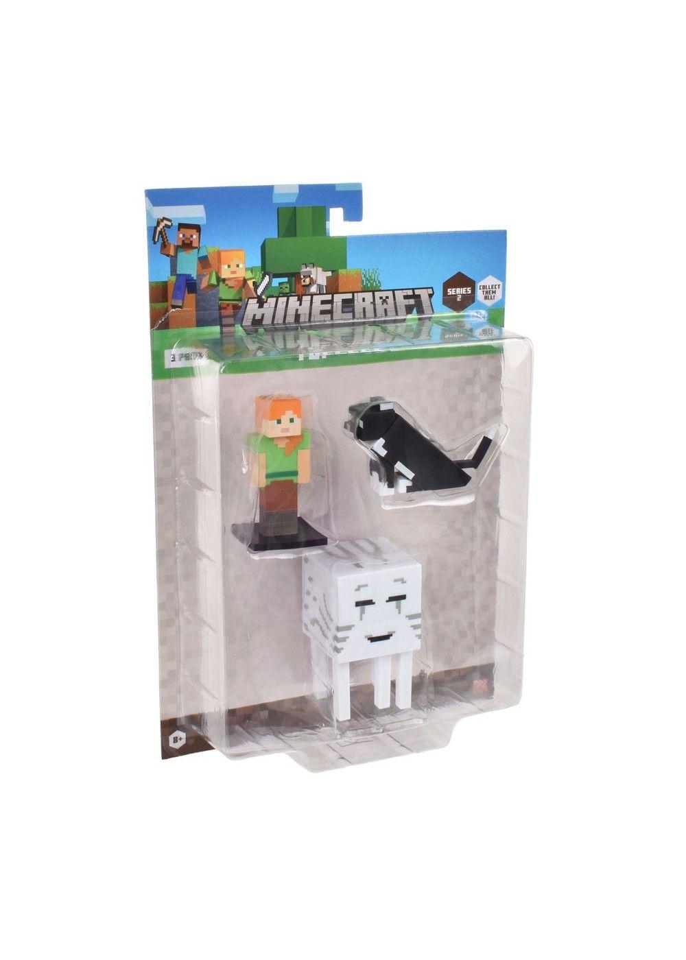 Set 3 Figuras 6 Cms Toppeez Minecraft - Alex-2