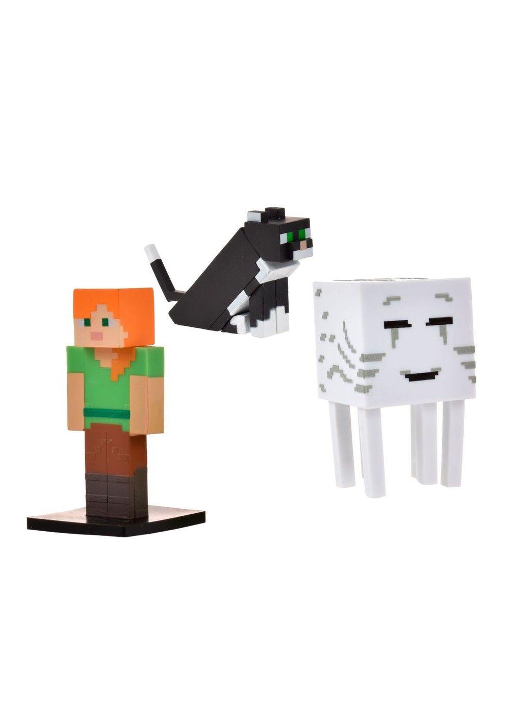 Set 3 Figuras 6 Cms Toppeez Minecraft - Alex-4