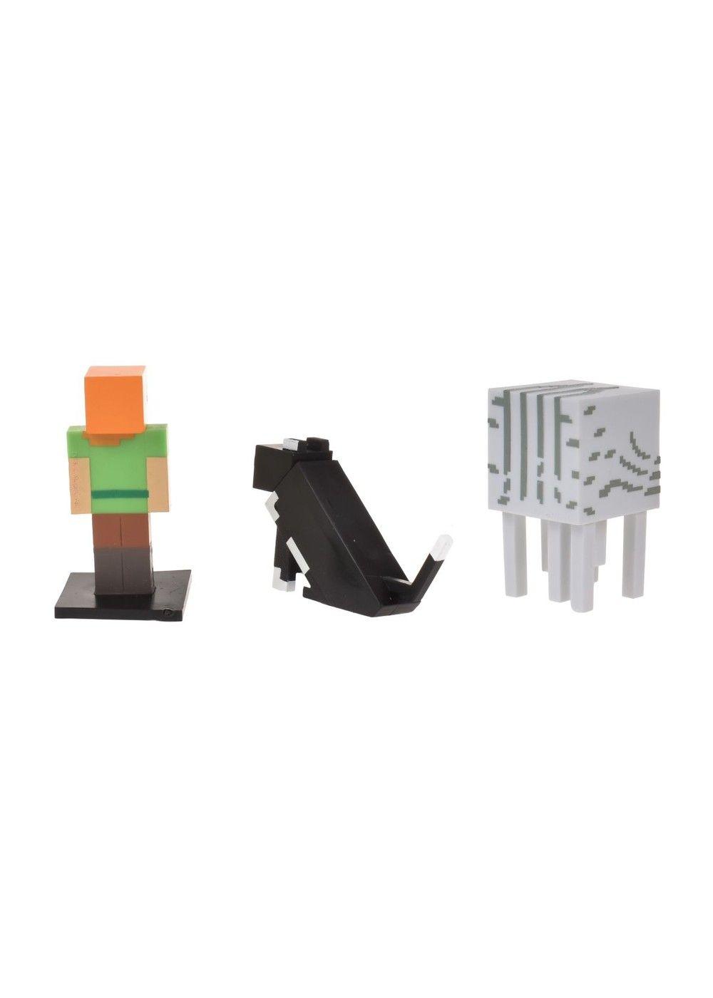 Set 3 Figuras 6 Cms Toppeez Minecraft - Alex-8