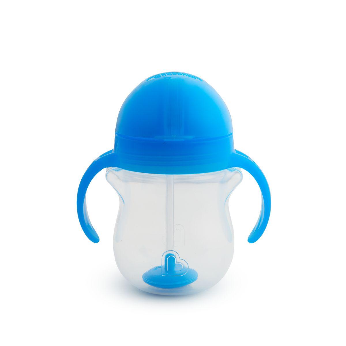 Vaso Antiderrame Weighted Con Asas 207 Ml Munchkin - Celeste-3