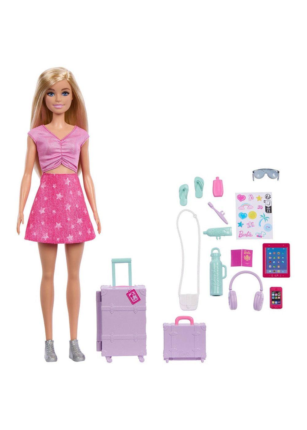 BARBIE  MUÑECA MALIBU AVENTURAS DE VIAJE-5
