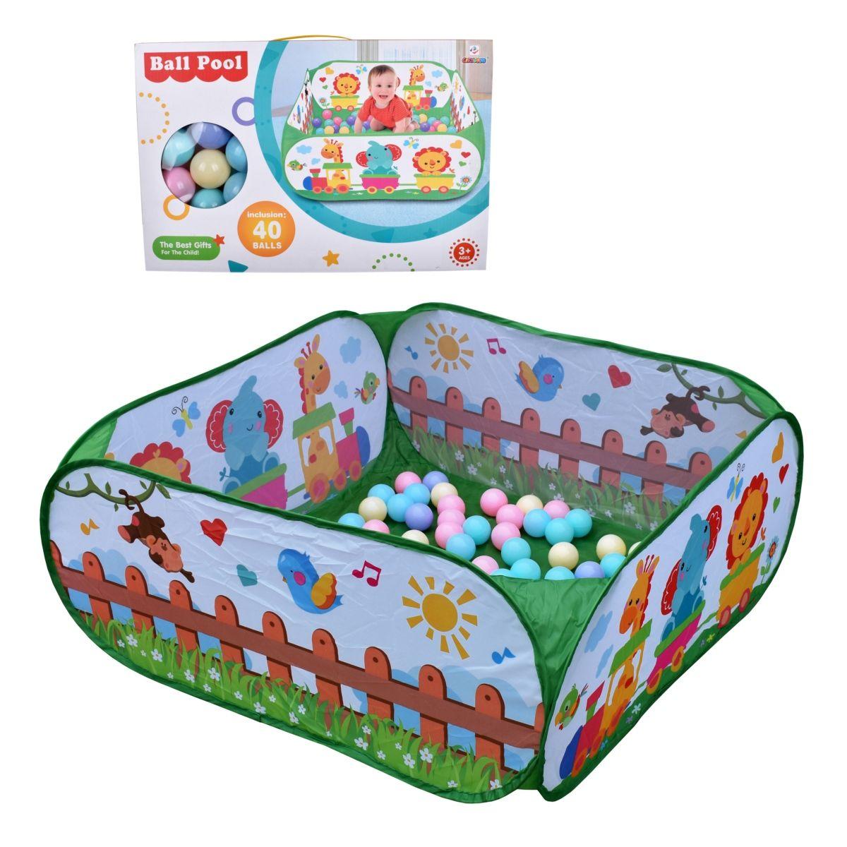 Corral Pop-up  Con 40 Pelotas-0