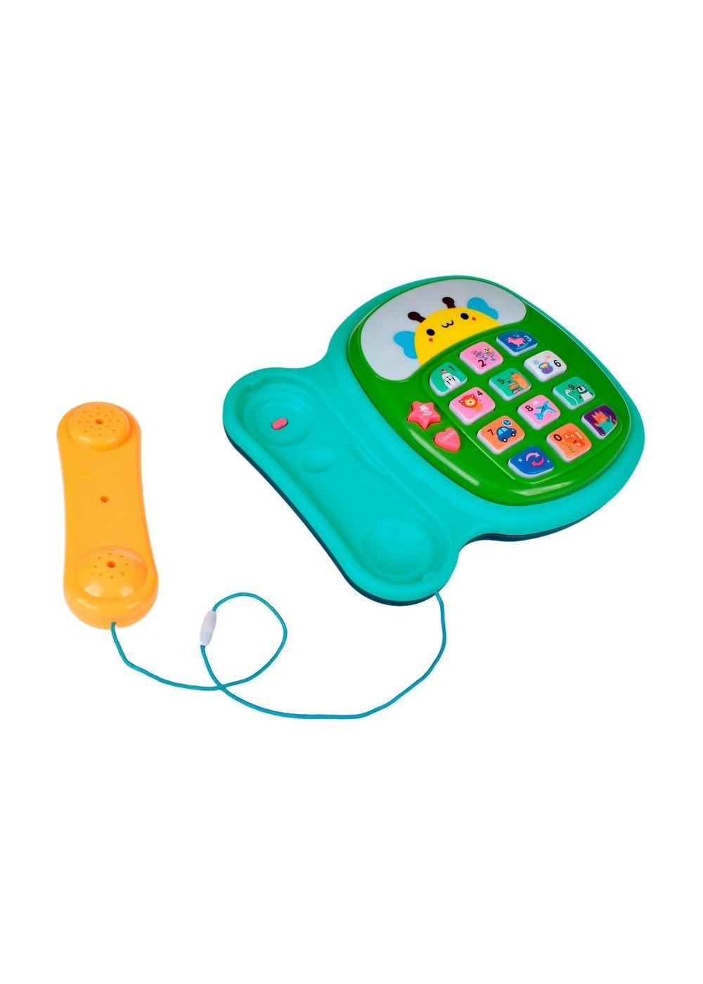 TELEFONO DIDACTICO CON LUCES Y SONIDOS - VERDE-9