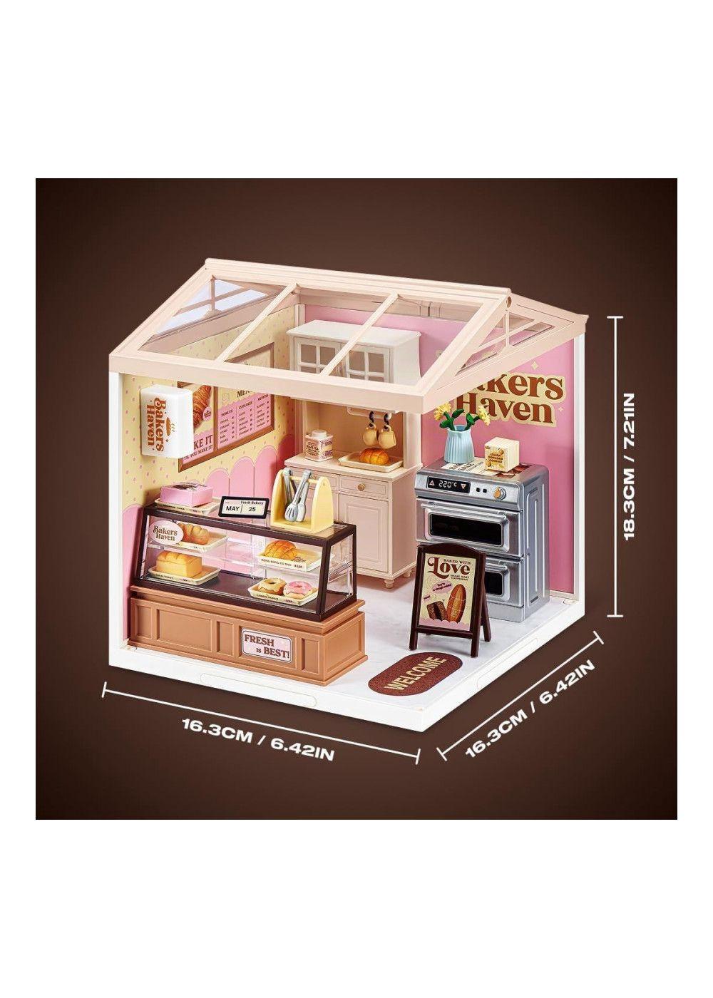 ZURU Mini Brands Spaces Bakers Haven Bakery Set Miniatura-5
